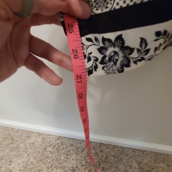 Rachel Zoe Black and White Floral Wide Leg Pants - Picture 6 of 10